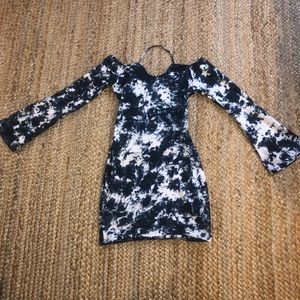 Short tie dye dress
